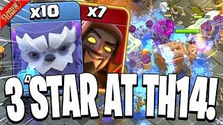 How To Use Yetis To Destroy Town Hall 14 In Clash Of Clans