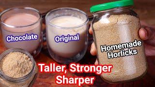 Homemade Horlicks Powder - 2 Popular Flavors Plain & Chocolate  Homemade Nutritional Supplements