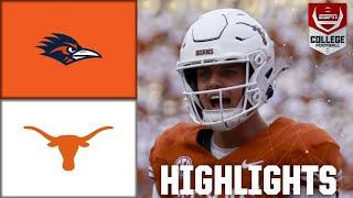 UTSA Roadrunners vs. Texas Longhorns  Full Game Highlights  ESPN College Football