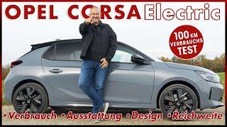 Opel Corsa Electric 100 km Verbrauch Test  Batterie Laden Preis Reichweite Review Deutsch 2023