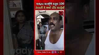 కుక్క ఇంట్లోకి వచ్చిది 100 నెంబర్ కి కాల్ చేసి కంప్లేట్ .. Aadya Tv