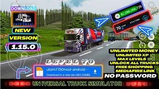 Universal Truck Simulator Mod Apk 1.15.0 Unlimited Money & Max Level 70  Latest Version 