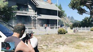 GTA 5 RDE 4.0.1 - Trevors Revenge On Cops + Ten Star Escape