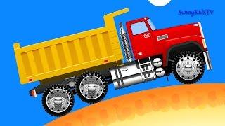 Learn Fruits with an Amazing Jumping Dump Truck