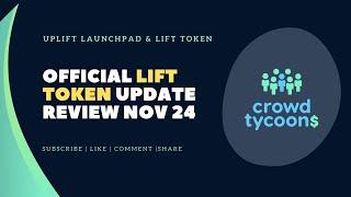 Lift Token Update Zoom Review Nov 24  Our Thoughts On Uplift LaunchPad & Lift Token For The Future