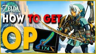 How to Get Overpowered Fast in Tears of the Kingdom Best Weapons Bows and Armor