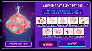 Valentine Day Event Pets And Pet Pod Concept In PK XD 