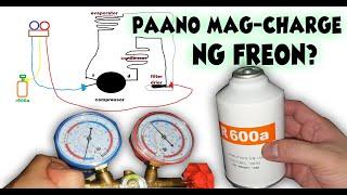 PART4 HOW TO CHARGE REFRIGERANT  R600a SAMSUNG INVERTER REFRIGERATOR