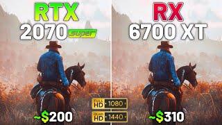 10 Games on RTX 2070 SUPER vs RX 6700 XT in 2024 - 1080p & 1440p