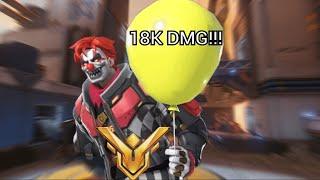 18K DMG MASTER SOLDIER 76 GAMEPLAY OVERWATCH 2 CONSOLE - SEASON 8