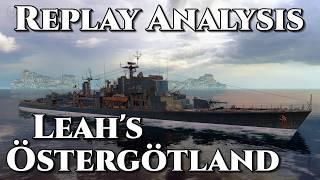 World of Warships Replay Analysis - Leahs Östergötland