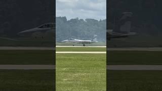 Boeing F-15QA Advanced Eagle Demo takeoff at the 2024 Spirit of St. Louis Air Show in Missouri