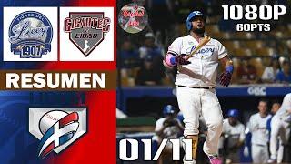 Resumen  Tigres del Licey vs Gigantes del Cibao  Serie Regular Lidom 20242025 1112024