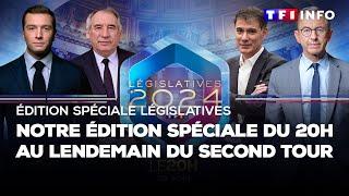 Édition spéciale législatives  J. Bardella F. Bayrou O. Faure et B. Retailleau invités du 20H