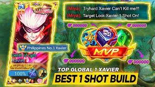 WTF DAMAGE XAVIER NEW BEST 1 HIT BUILD 2024  MUST TRY  XAVIER TIPS & GUIDE  MLBB