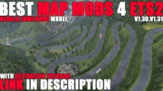 Best Map Mods For Euro Truck Simulator 2  v1.30 and v1.31 With Link  Map Activation Tutorial