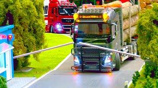 EXTRA LONG RC TRUCK VIDEO HANDMADE RC MACHINES IN MOTION VOLVO HUINA MERCEDES MAN SCANIA