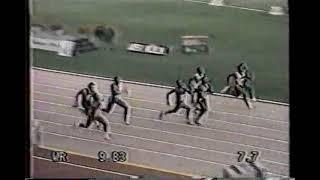1988 100m Track Race from Cologne Germany with Ben Johnson Calvin Smith