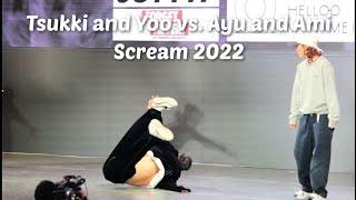 Final. Bboy Tsukki and Yoo vs. Ami and Ayu. Brothers vs. Sisters battle. Scream 2022