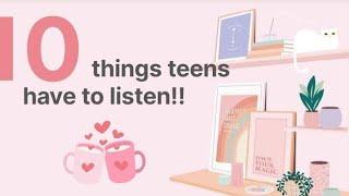 10 things teens must listen  see this if you are suffering 🪄