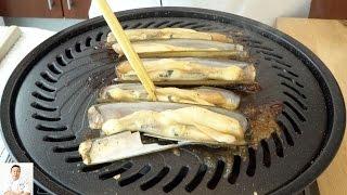 LIVE Grilled Razor Clams  - How To Series