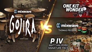 MixWave Gojira vs GGD One Kit Wonder Metal vs MixWave Thomas Pridgen vs GGD P IV Demo & Comparison