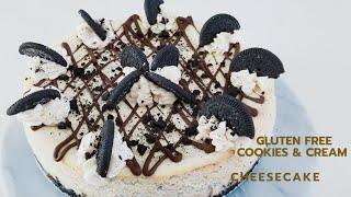 GLUTEN FREE COOKIES & CREAM CHEESECAKE RECIPE