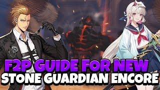 F2P GUIDE FOR SCORCHING LAVA STONE GUARDIAN BEST TEAMS & GAMEPLAY Solo Leveling Arise