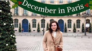 December in Paris Christmas Lights Self-Care Teacher Burnout Life in France