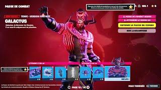 FORTNITE SAISON 4 CHAPITRE 5  Passe de Combat Marvel Map Galactus..