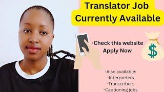 Between $45-$75HR Working on Translation Jobs Remotely.