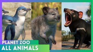 Planet Zoo 1.15 ALL 171 ANIMALS SHOWCASE