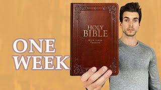 I Read The Entire Bible In One Week This Is What I Learned Easter Bible Project
