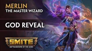 SMITE - God Reveal - Merlin the Master Wizard