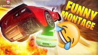 Asphalt 9  FUNNY MONTAGE Asphalt 9 Funny MomentsThug LifeBugsGlitchesFunny Compilation #1