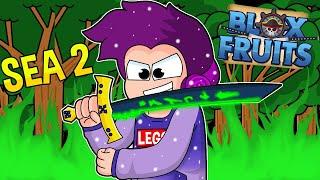  CONSIGO LLEGAR AL SEA 2 EN BLOX FRUITS ROBLOX *MOMENTO ÉPICO*  LEGOLAZ