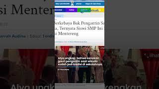 Viral Siswi SMP Berkebaya Bak Pengantin saat Wisuda di Majalengka Ternyata Murid yang Berprestasi