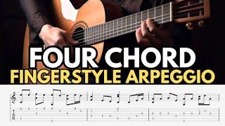 Try this open chord fingerstyle arpeggio Free Pdf Download