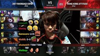 FB vs HKA  2017 Worlds Play-In Day 4  Twitch VOD with Chat