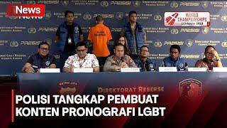 Pembuat Konten Pornografi LGBT Ditangkap Polisi Pelaku Terancam Hukuman 10 Tahun Penjara