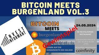 ₿itcoin meets Burgenland ️ Vol.3  Gewinnspiel   Deutsch