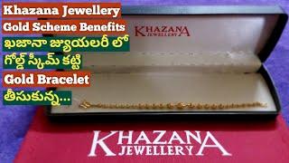 Women Gold Bracelet  Khazana Jewellery  Gold Scheme Benefits