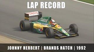 Brands Hatch Lap Record 1992  Johnny Herbert  Lotus F1 screamer