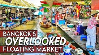 BANGKOKs Overlooked Floating Market  Taling Chan Thailand