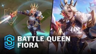 Battle Queen Fiora Skin Spotlight - Pre-Release - PBE Preview - League of Legends