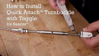 How to Easily Install a Turnbuckle on Wire Rope Without Special Tools