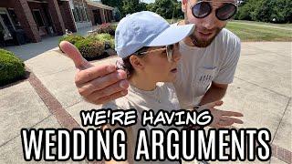 VLOG we’re having wedding disagreements + picking up my dress