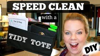 Speed Clean with a Tidy Tote