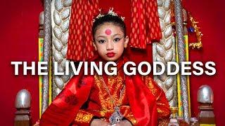 THE LIVING GODDESS OF NEPAL girl possessed by a deity who cant touch the ground with her feet