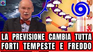 METEO ITALIA LA PREVISIONE CAMBIA TUTTA PREPARATI E FAI ATTENZIONE ALLA FORTE TEMPESTA E AL FREDDO